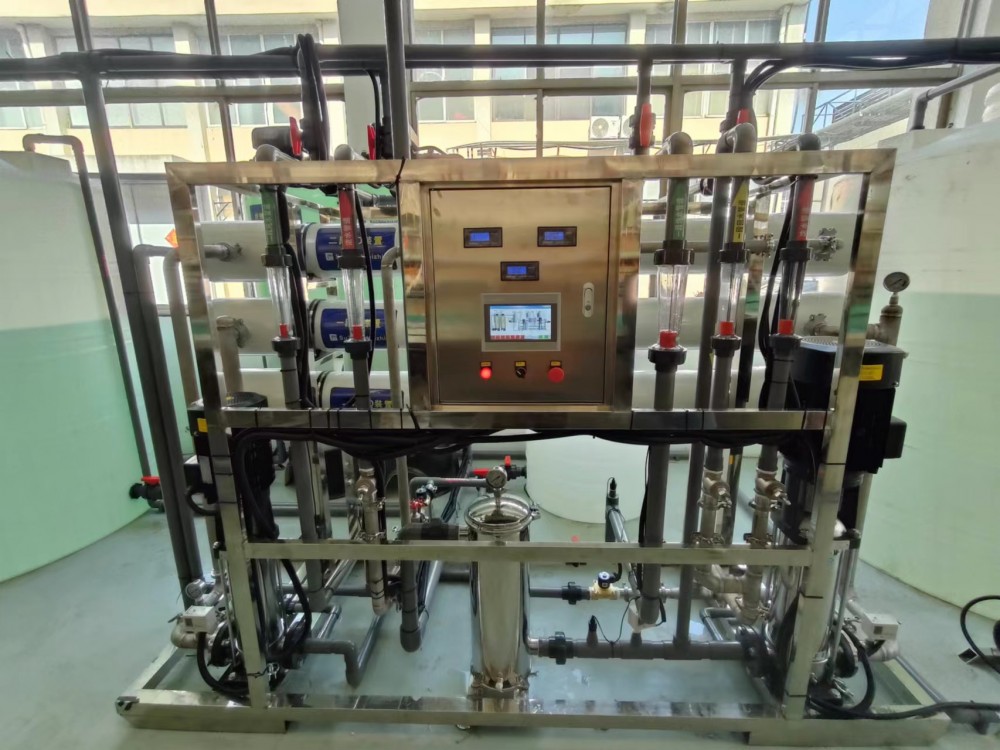 安徽阜阳客户4吨二段纯水设备 电镀厂镍回收专用